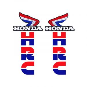 Aufklebersatz Honda HRC Rot/Blau 168X80MM