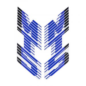 Aufklebersatz Tank Honda MT5 88/89 Blau/Weiß