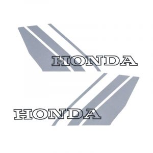 Aufklebersatz Tank Honda Camino Spezial Grau/Schwarz