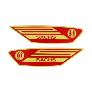 Aufklebersatz Spezial Sachs Rot/Gelb