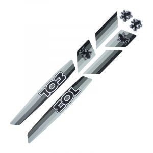 Aufklebersatz Peugeot 103 Grau