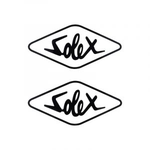 Aufklebersatz Solex Schwarz 70X33MM