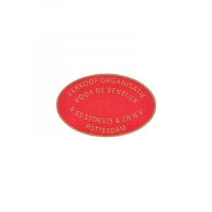 Aufkleber Sattelstange "Stokvis Benelux" 35X22MM