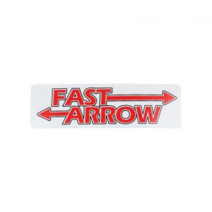 Aufkleber Fast Arrow Transparent