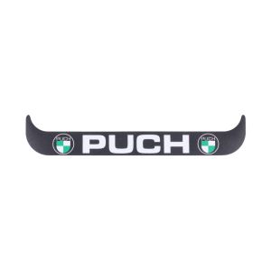 Aufkleber Kennzeichenhalter Breit Puch Logo Schwarz