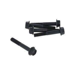 Flanschbolzen Schwarz M6X40 SW10 Sechskant