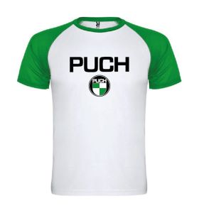 T-Shirt Puch Classic Mesh Weiß/Grün