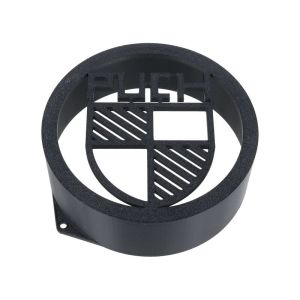 Schwungraddeckel mit Puch Logo Schwarz Hoch