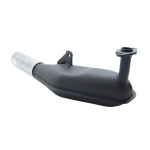 Auspuff Peugeot 103 SPX Cobra Schwarz/Aluminium