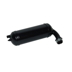 Auspuff Peugeot 103 Schwenkverbindung Schwarz Glanz