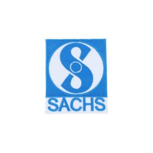Aufbügler Emblem Sachs Logo Blau Fülle