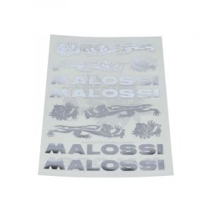 Aufkleber Malossi Chrom
