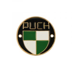 Emblem Scheinwerfergehäuse Puch Messing