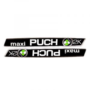 Tank Transfersatz Puch Maxi 2K Schwarz/Chrom