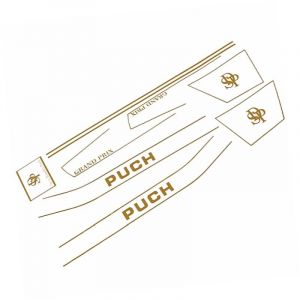 Aufklebersatz Puch Monza SDP Gold Komplett