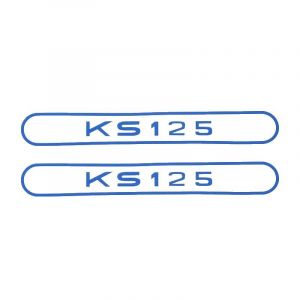 Tankaufkleber Zundapp KS125 Blau
