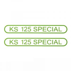 Tankaufkleber Zundapp KS125 Spezial Grün