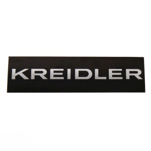 Aufkleber Kreidler Schwarz/Chrom 111X32MM