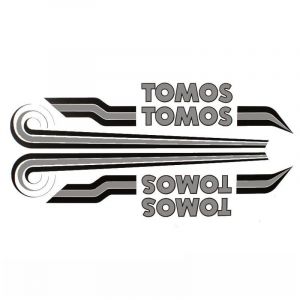 Aufklebersatz Tomos A3 Bullet 79/80 Grau / Schwarz
