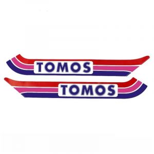 Aufklebersatz Tank Tomos A3 Rot/Violett