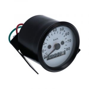 Tachometer 60MM VDO Anschluss Weiß