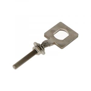 Kettenspanner Zundapp Ovales Loch Links Edelstahl