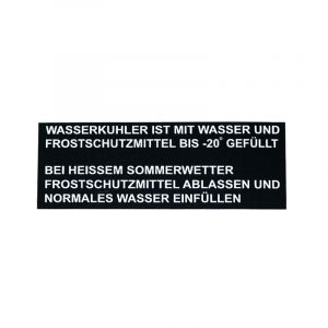 Aufkleber Kühler Zundapp