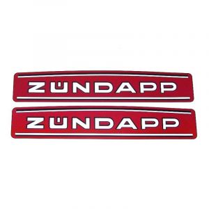 Tankaufkleber Zundapp 529 Kurzbahn Rot