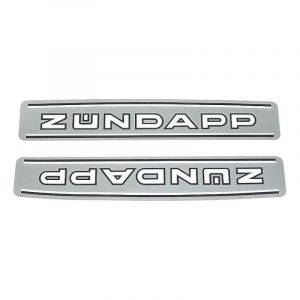 Tankaufkleber Zundapp 529 Kurzbahn Metallic Silber