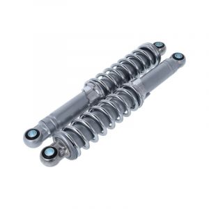 Stoßdämpfer Grau/Chrom IMCA 280MM