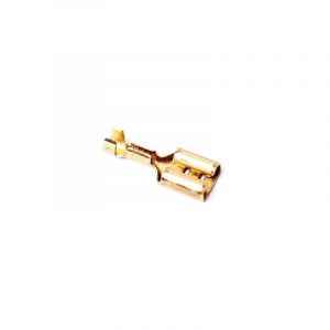 Flachsteckhülse Unisoliert 6.3MM