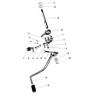 Schaltmechanik Kreidler 5G Indirekt
