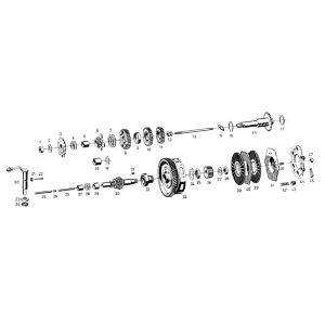 Hauptwelle / Kupplung Sachs 50/3