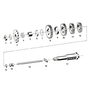 Hauptwelle Sachs 50/4 EKF