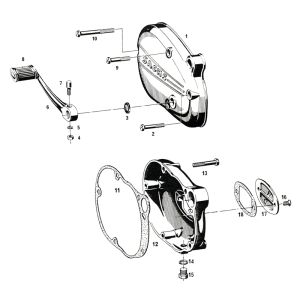 Schalthebel / Deckels Sachs 50/4 EKF