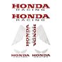 Aufklebersatz Honda Racing 6-Teilig