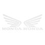 Aufklebersatz Honda Flügel Weiß 105X85MM