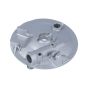Bremsankerplatte Vorderseite Puch MS / MV / VS / DS Silber