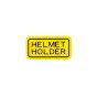 Aufkleber "Helmet Holder" Honda MT/MB Gelb