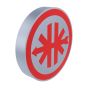 Lampe Kreidler Logo LED Rot