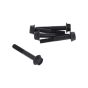 Flanschbolzen Schwarz M6X40 SW10 Sechskant
