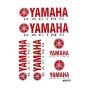 Aufklebersatz Yamaha Racing Groß - 6 Stück