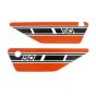 Aufklebersatz Seitenteil FS1 1J5 1977 Orange