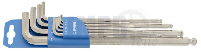 UNIOR Kugelkopf-Stiftschlüssel SET220S LANG9D