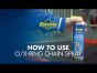 CHAIN SPRAY FOR O/X RING | THIS IS HOW YOU USE IT