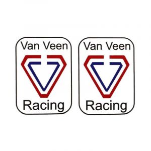 Aufklebersatz "Van Veen Racing" Rechteck