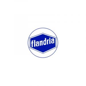 Aufkleber Flandria Logo Blau/Weiß 41MM