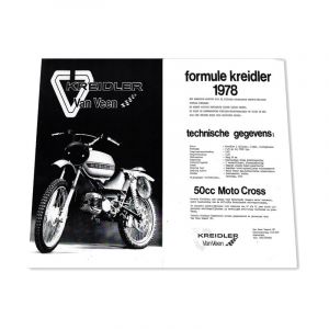 Plakat Kreidler "Formule Kreidler 1978" Nachdruck