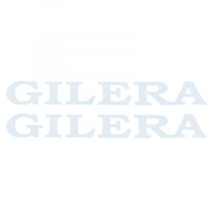 Gilera Wort Aufklebersatz Weiß 320X40MM