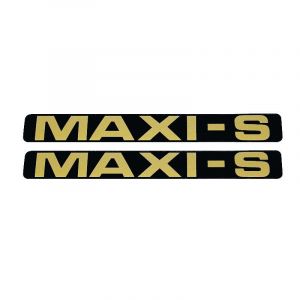 Aufklebersatz Maxi-S Schwarz/Gold 172X23MM